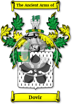 Dovir Family Crest Download (jpg) Legacy Series - 150 DPI
