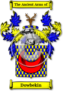 Dowbekin Family Crest Download (JPG) Legacy Series - 600 DPI