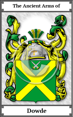 Dowde Family Crest Download (JPG)  Book Plated - 150 DPI
