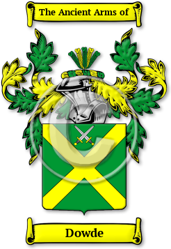 Dowde Family Crest Download (jpg) Legacy Series - 150 DPI