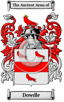 Dowdle Family Crest Download (JPG) Heritage Series - 600 DPI