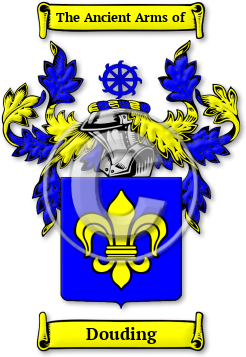 Douding Family Crest Download (jpg) Legacy Series - 150 DPI