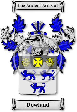 Dowland Family Crest Download (JPG) Legacy Series - 300 DPI