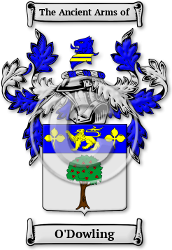 O'Dowling Family Crest Download (jpg) Legacy Series - 150 DPI