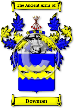 Dowman Family Crest Download (JPG) Legacy Series - 600 DPI