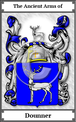 Dounner Family Crest Download (JPG) Book Plated - 600 DPI