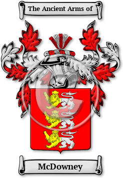 McDowney Family Crest Download (jpg) Legacy Series - 150 DPI