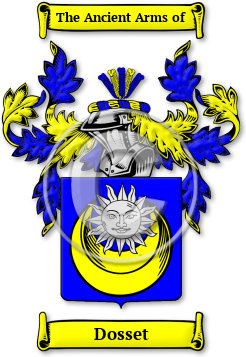 Dosset Family Crest Download (jpg) Legacy Series - 150 DPI