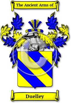 Duelley Family Crest Download (jpg) Legacy Series - 150 DPI