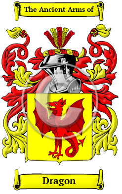 Dragon Family Crest Download (JPG) Heritage Series - 600 DPI