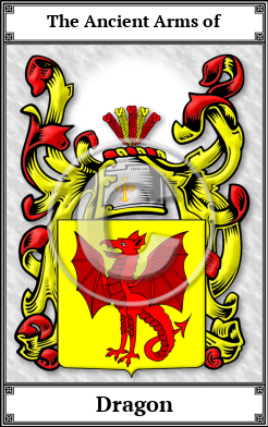 Dragon Family Crest Download (JPG) Book Plated - 600 DPI