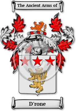 D'rone Family Crest Download (jpg) Legacy Series - 150 DPI