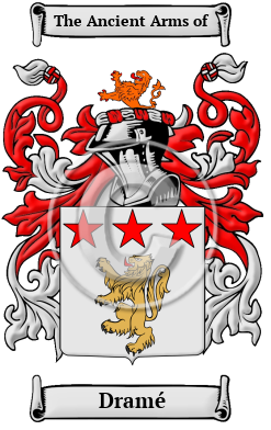 Dramé Family Crest Download (JPG) Heritage Series - 300 DPI