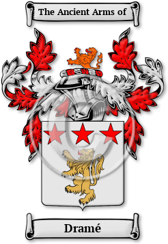 Dramé Family Crest Download (jpg) Legacy Series - 150 DPI