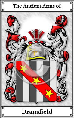 Dransfield Family Crest Download (JPG)  Book Plated - 150 DPI