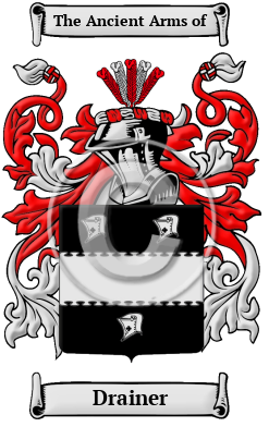 Drainer Family Crest/Coat of Arms
