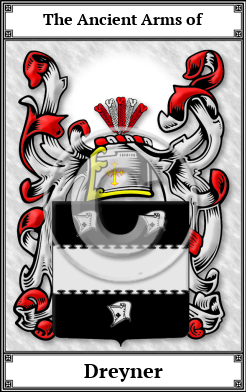 Dreyner Family Crest Download (JPG)  Book Plated - 150 DPI