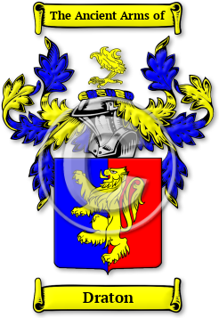 Draton Family Crest Download (jpg) Legacy Series - 150 DPI