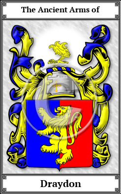 Draydon Family Crest Download (JPG) Book Plated - 600 DPI