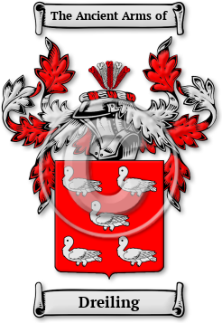 Dreiling Family Crest Download (jpg) Legacy Series - 150 DPI