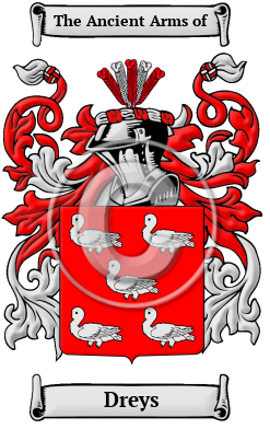 Dreys Family Crest Download (JPG) Heritage Series - 600 DPI