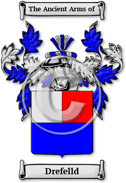 Drefelld Family Crest Download (jpg) Legacy Series - 150 DPI