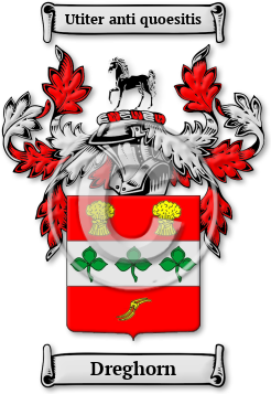 Dreghorn Family Crest Download (jpg) Legacy Series - 150 DPI