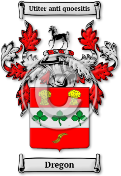 Dregon Family Crest Download (jpg) Legacy Series - 150 DPI