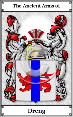 Dreng Family Crest Download (JPG) Book Plated - 600 DPI