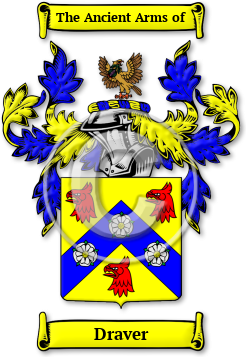 Draver Family Crest Download (jpg) Legacy Series - 150 DPI