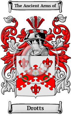 Drotts Family Crest/Coat of Arms