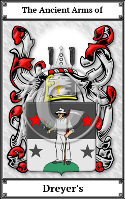 Dreyer's Family Crest Download (JPG) Book Plated - 600 DPI