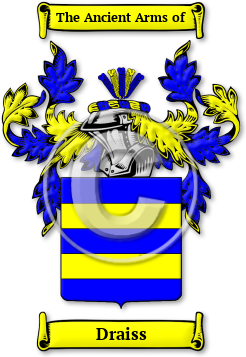 Draiss Family Crest Download (JPG) Legacy Series - 600 DPI