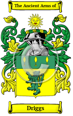 Driggs Family Crest Download (JPG) Heritage Series - 600 DPI