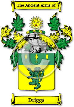 Driggs Family Crest Download (jpg) Legacy Series - 150 DPI
