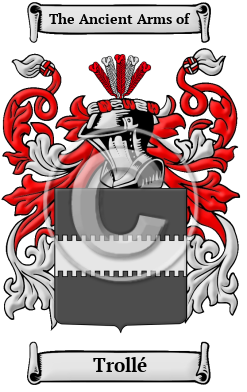 Trollé Family Crest Download (JPG) Heritage Series - 300 DPI