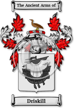 Driskill Family Crest Download (jpg) Legacy Series - 150 DPI