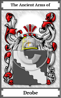 Drobe Family Crest Download (JPG) Book Plated - 600 DPI
