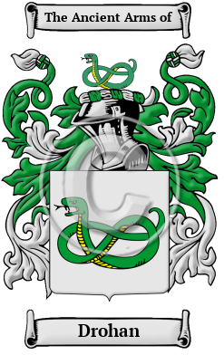 Drohan Family Crest Download (JPG) Heritage Series - 600 DPI