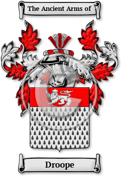 Droope Family Crest Download (jpg) Legacy Series - 150 DPI