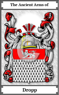 Dropp Family Crest Download (JPG)  Book Plated - 150 DPI