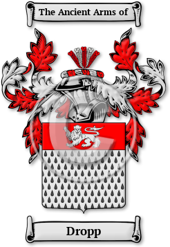 Dropp Family Crest Download (jpg) Legacy Series - 150 DPI