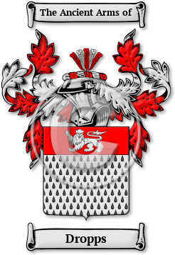 Dropps Family Crest Download (jpg) Legacy Series - 150 DPI