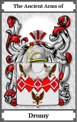 Drumy Family Crest Download (JPG)  Book Plated - 150 DPI