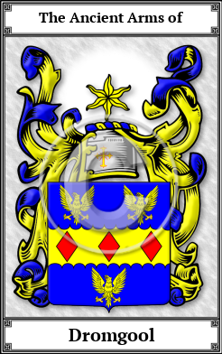 Dromgool Family Crest Download (JPG)  Book Plated - 150 DPI