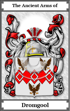 Dromgool Family Crest Download (JPG) Book Plated - 600 DPI