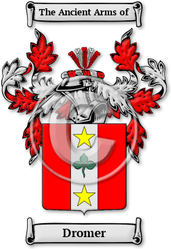 Dromer Family Crest Download (jpg) Legacy Series - 150 DPI