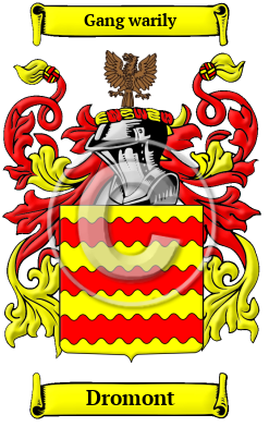 Dromont Family Crest/Coat of Arms