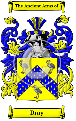 Dray Family Crest Download (JPG) Heritage Series - 600 DPI