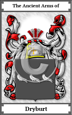 Dryburt Family Crest Download (JPG) Book Plated - 600 DPI